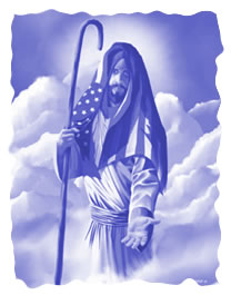Jesus Wrapped in Flag